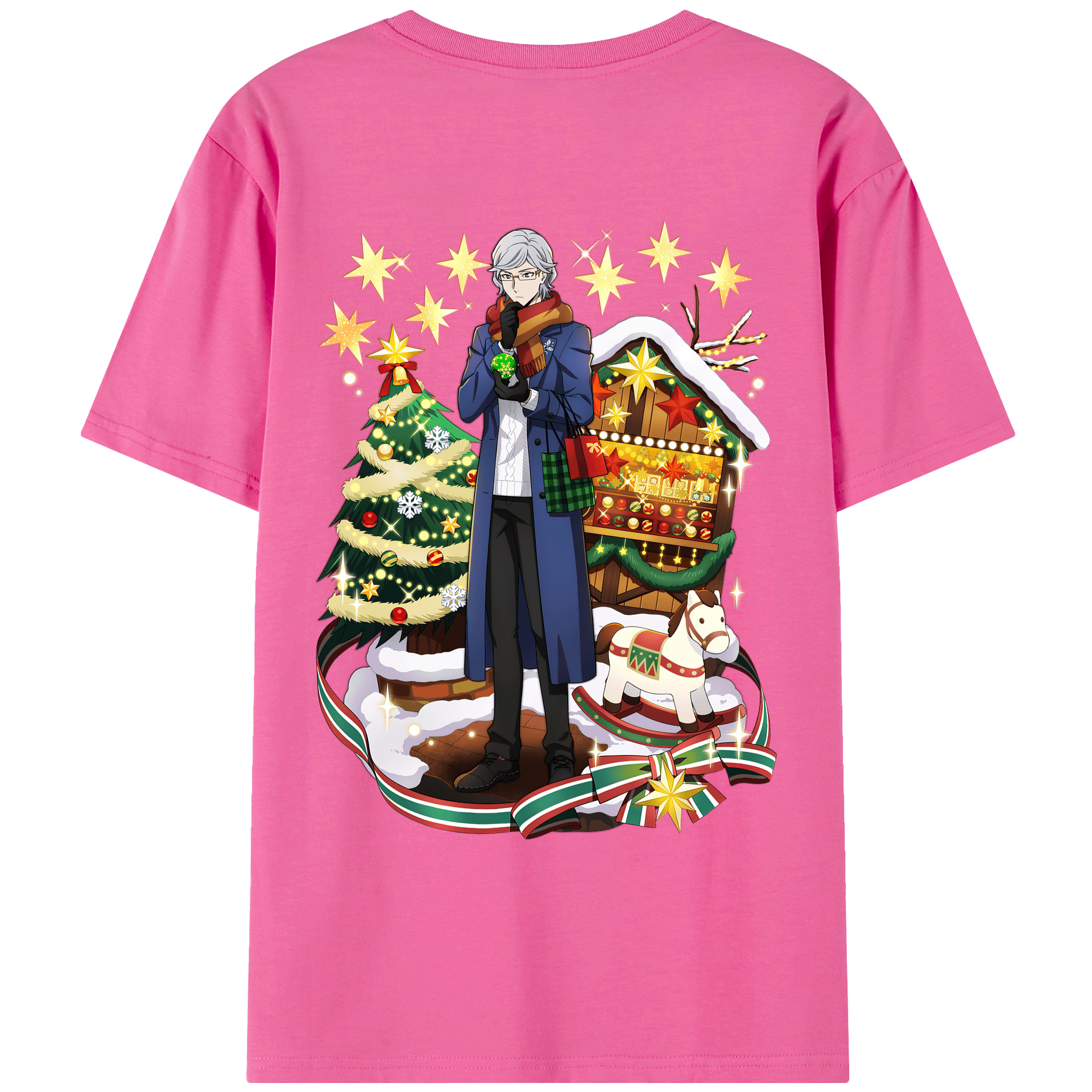（画像用） 文豪ストレイドッグス Bungo Stray Dogs レディース半袖Tシャツ(バックプリント)